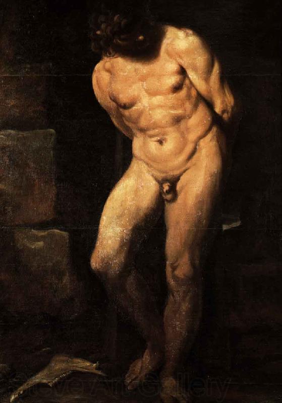 Annibale Carracci Samson imprisoned Norge oil painting art